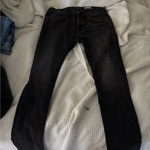 Allsaints Skinny. Men's Black Jeans
